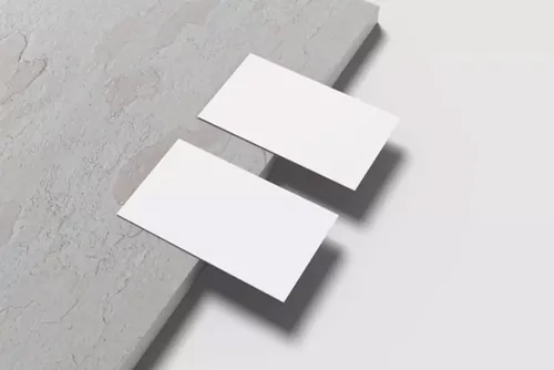 极简名片展示模型样机