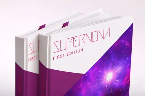 精装书样机素材 Hardcover Small Square Book PSD