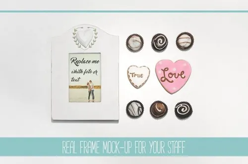 甜蜜真实样机模型 Sweet Realistic Frame Mock Up