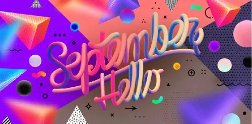 8款时尚创意渐变蒸汽波抽象海报素材