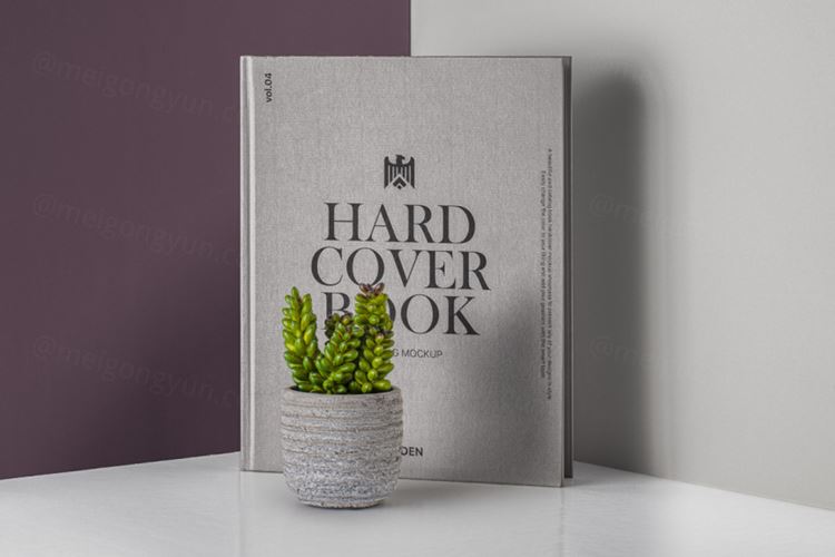 精装书目录样机 Psd Hardcover Book Catalog Mockup 4