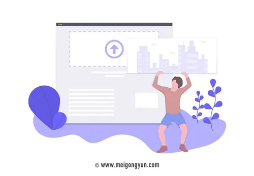 扁平化风格更新图片场景矢量元素Flattened vector elements