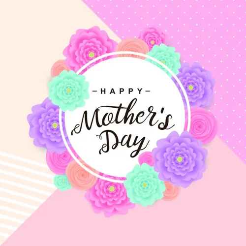 春天纸艺花卉母亲节三八妇女节女神节贺卡折页促销横幅海报banner矢量素材