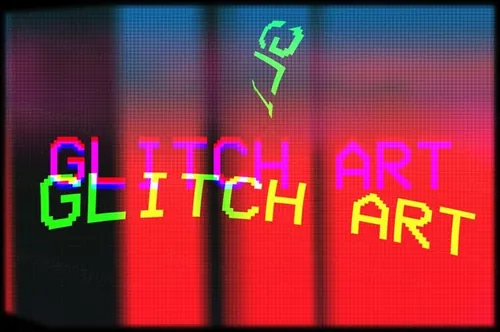 艺术特效PSD图层样式 Glitch Art Creatio