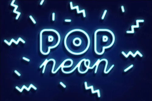 流行霓虹灯风格 POP NEON STYLE