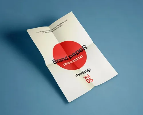 A4传单设计效果图样机 Psd A4 Paper Mock-Up Vol5