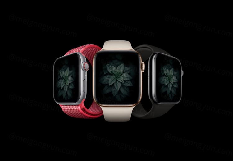 苹果手表贴图样机模版 Apple Watch Mockup PSD