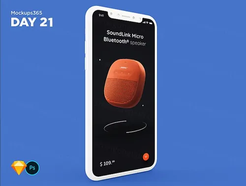 iphone X苹果手机显示设备贴图样机透视图模型Mockups 21