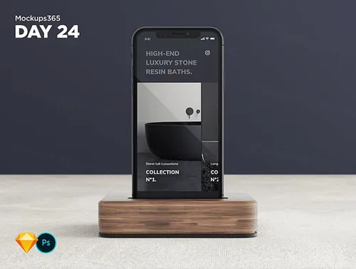 iphone X苹果手机显示设备贴图样机透视图模型Mockups 24