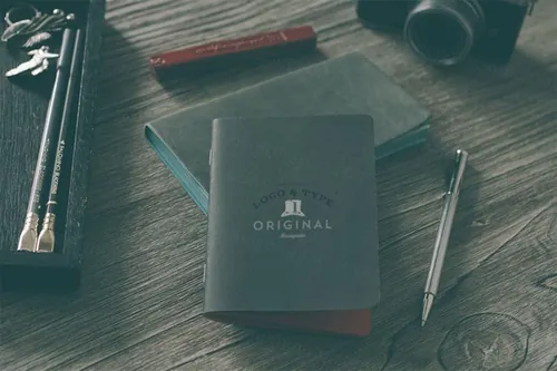 笔记本模型PSD贴图模板4 Notebook Mock-ups Vol006