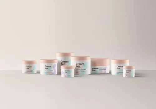 罐子模型包装设计PSD贴图模板Psd Cream Pot Cosmetic Mockup Pack