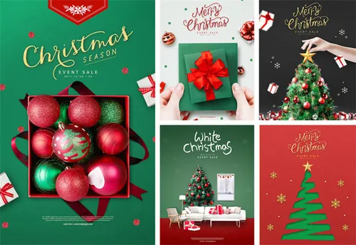 高品质圣诞节海报PSD-Merry-Christmas