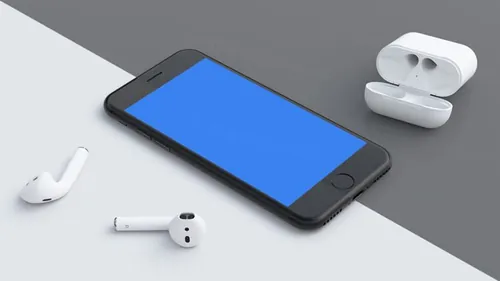 iPhone手机模型PSD贴图模板iPhone Scene Mockups