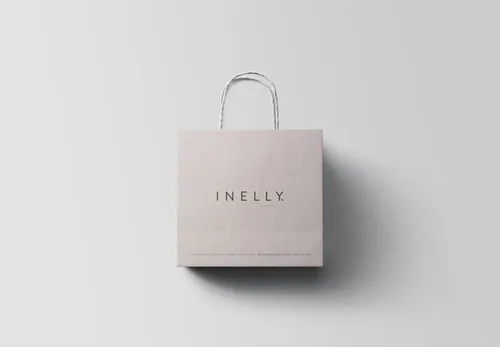 纸袋购物袋包装品牌贴图样机模板 Shopping Bag (Paper) Mockup