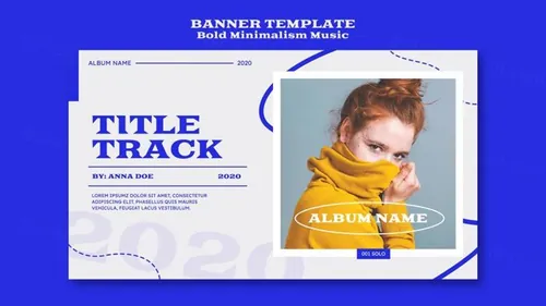 欧美音乐人艺人新媒体宣传海报PSD模板素材 Instagram posts collection for musician