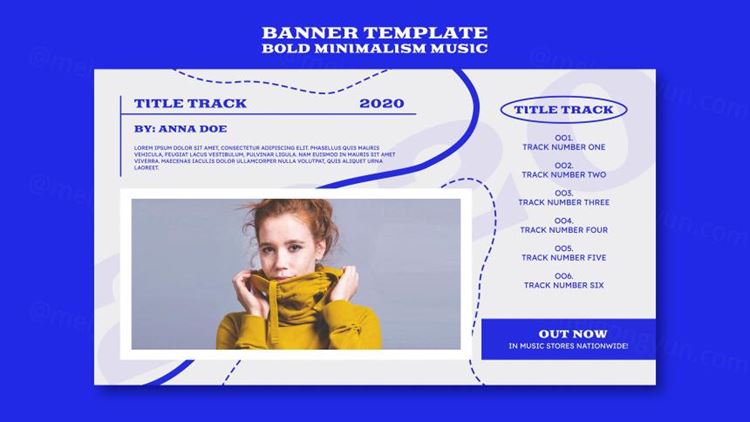 欧美音乐人艺人新媒体宣传海报PSD模板素材 Instagram posts collection for musician