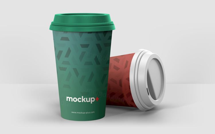 咖啡杯样机贴图展示模版 Coffee Cup Mockup PSD