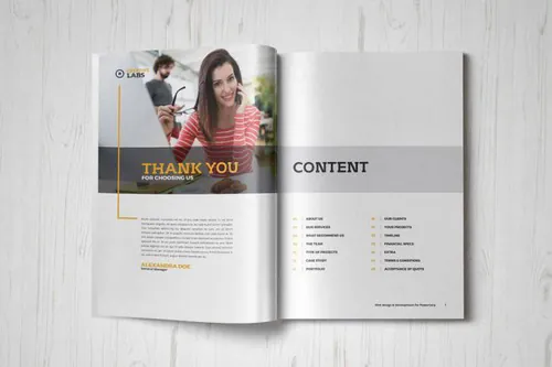 indesign 报纸-indesign排版模板项目画册手册设计 Proposal