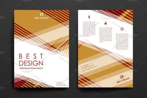 indesign阴影-indesign排版模板漂亮的图形画册 Set of Bea