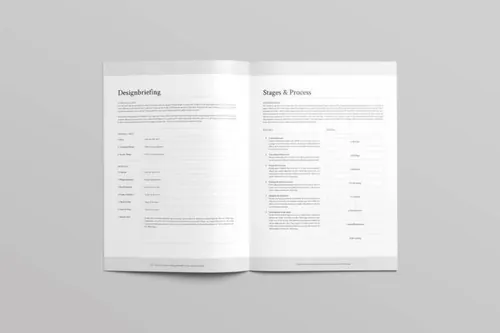 indesign图片导出-indesign排版模板个人画册杂志 Lana Propos
