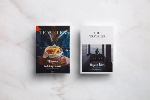 indesign透明度-indesign排版模板高端的旅行杂志画册 Time Tra