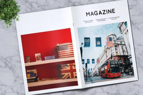 indesign调色-indesign排版模板时尚简约优雅的旅游杂志品牌楼书设