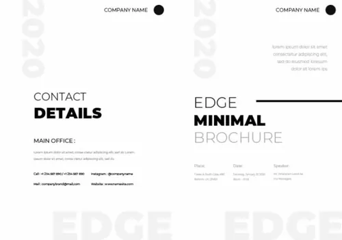 indesign应用-indesign排版模板简约时尚高端多用途的多功能品牌宣