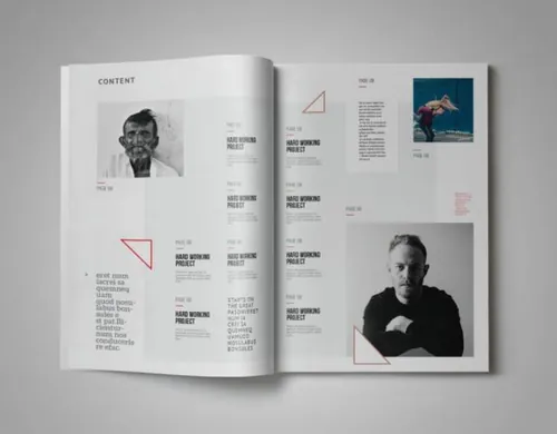 indesign 软件-indesign排版模板高端时尚简约多用途的高品质书籍装帧杂志房