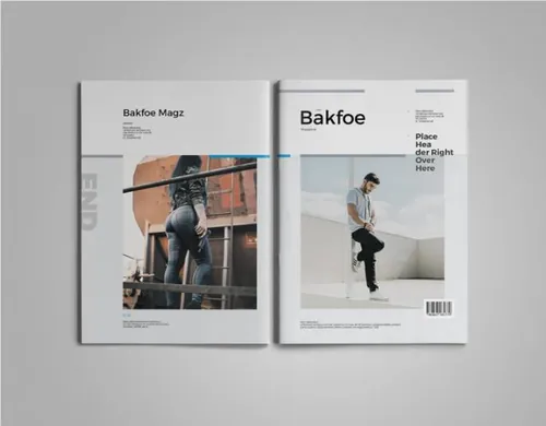 indesign 2-indesign排版模板高品质的时尚高端杂志房地产楼书册画册