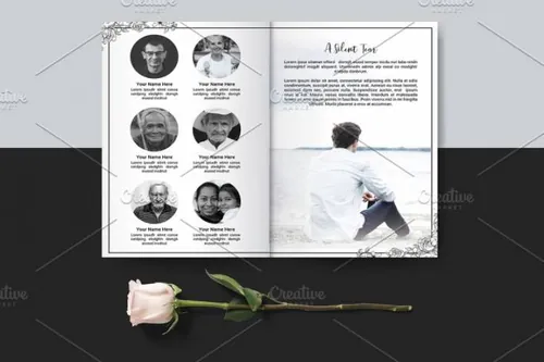 建筑indesign-indesign排版模板特殊纪念日图册设计