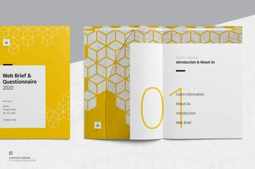 indesign添加页码-indesign排版模板时尚高端简约流行风格的高品质品牌