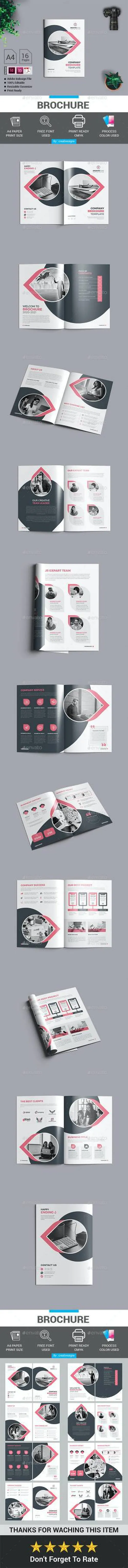 indesign排版技巧-indesign排版模板A4规格企业品牌册设计