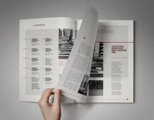 indesign书籍排版-indesign排版模板时尚高端简约多用途多格式画册册杂志房