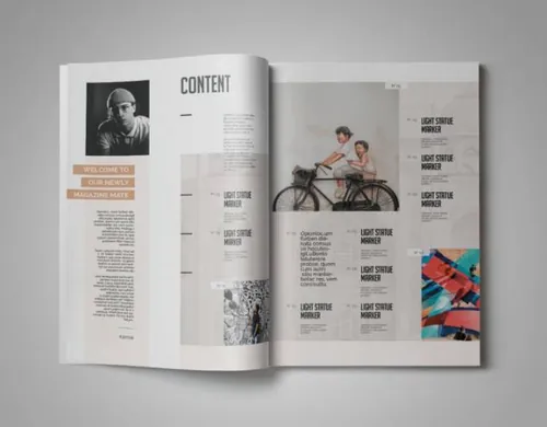 indesign文件-indesign排版模板时尚高端多用途时尚杂志册画册品牌手册