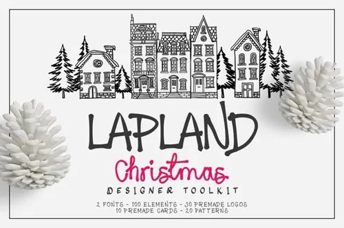 圣诞主题元素设计师工具包 Lapland Christmas