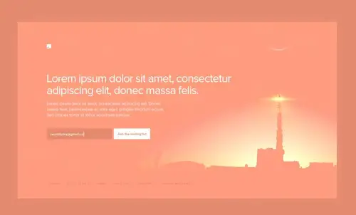 Pre-Launch Screen Template  Daily UI #055 每日U