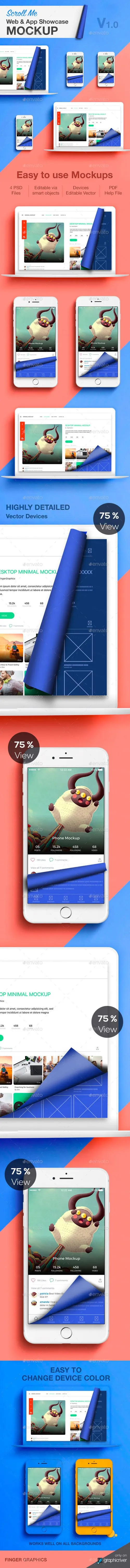 特别的UI设计展示模型 com MainMockupscroll20180106