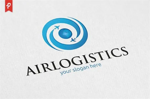 航空物流主题标志Logo模板 Air Logistics Logo