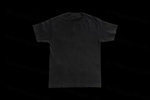 潮流街头T恤服饰设计贴图样机模板 Alstyle 1301 Streetwear T-Shirt Mockup