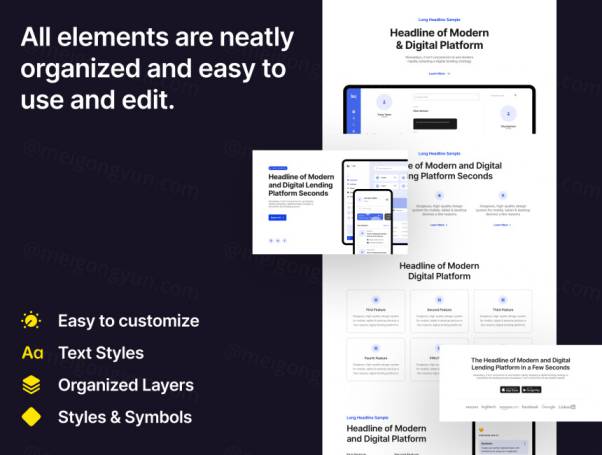 高质量快速创建设计原型 Clifford - Web Wirefram