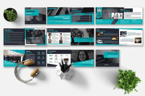 indesign导出打印-indesign排版模板企业品牌文化公司简介商业画册设计