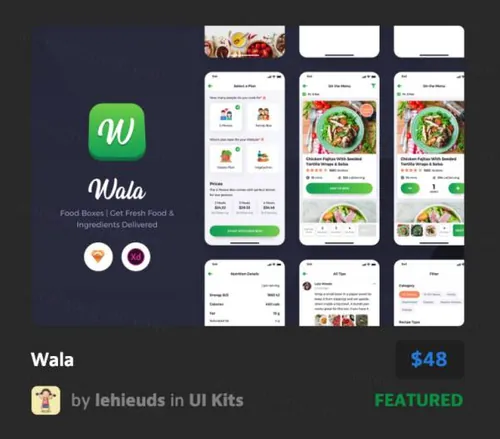 高端的企业网站模板Wala