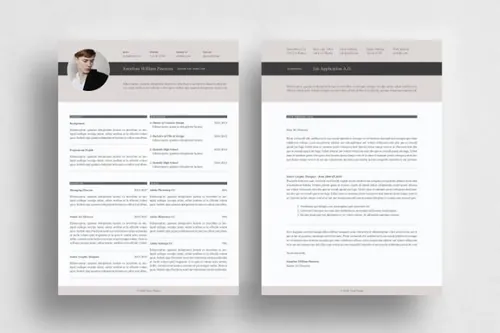 indesign字体-indesign排版模板相关简历封面 Hong Kong R