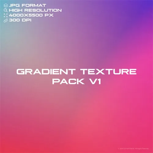 潮流复古抽象渐变纹理素材合辑 X5 Gradient Texture