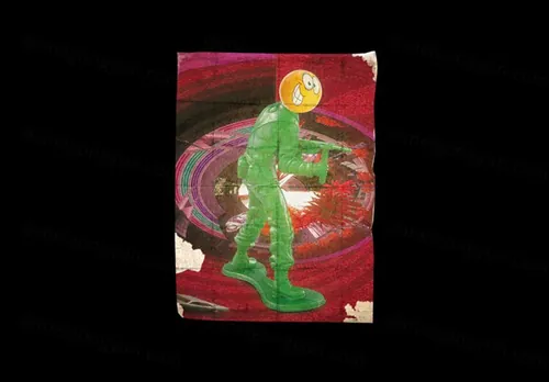 破旧纸张复古贴图样机PSD模板 Paper Texture Mockup