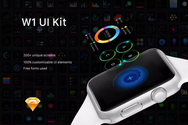 用于Apple Watch手表应用的APP UI KITS