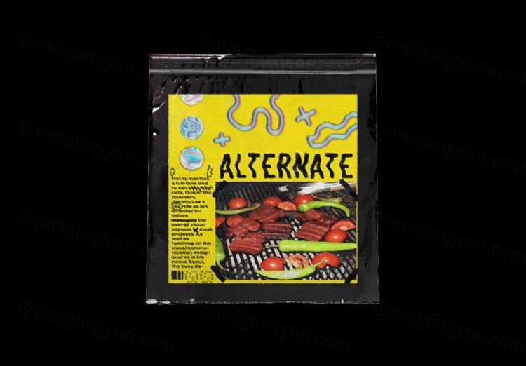 高品质透明塑料袋塑封袋PE袋真实样机贴图模版 Ziplock Texture Mockup