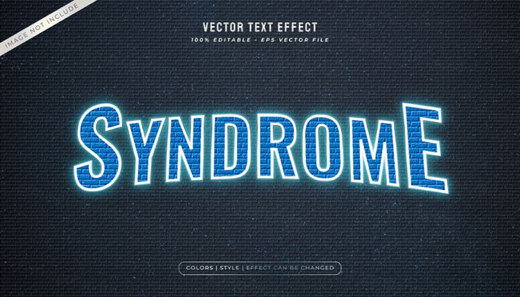 好莱坞电影级三维立体特效字体文本特效可编辑EPS矢量模板素材3d text style effect