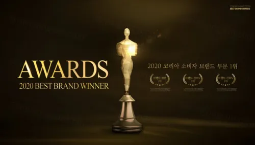 年度品牌奖牌评选颁奖黄金奖杯黑金PSD海报素材 Best Brand Awards