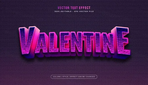 好莱坞电影级三维立体特效字体文本特效可编辑EPS矢量模板素材3d text style effect